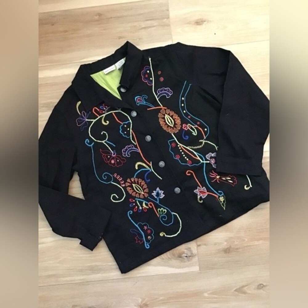 Vintage White Stag Embroidered Jacket 8